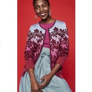 Oleana Hydrangea Sweater NWT M